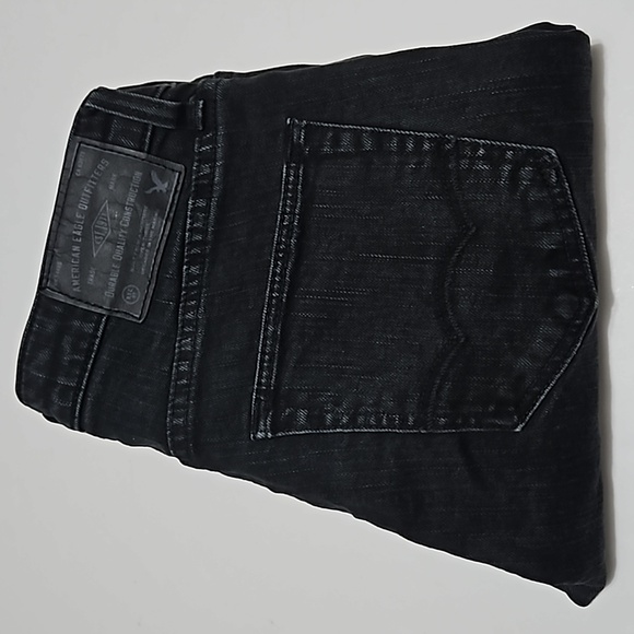 American Eagle Outfitters Men's Black Active Flex Skinny Jeans 29 x 32 #M-183 - Picture 14 of 14